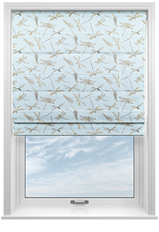 Dragonflies, Ripple - Twist&Fit Roman Blind